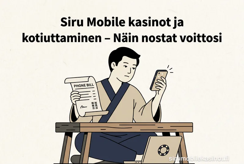 Siru Mobile kasinot ja kotiuttaminen – Näin nostat voittosi